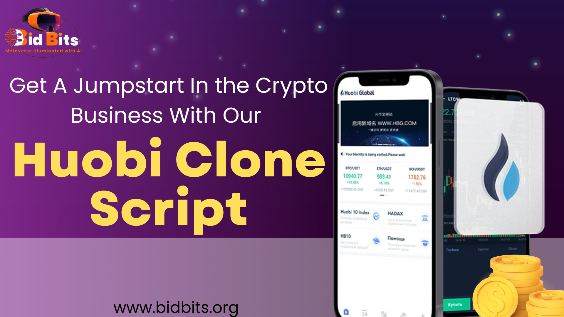 Huobi Clone Script