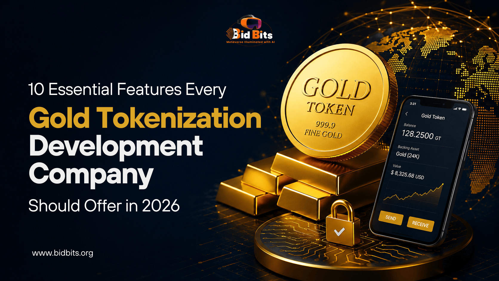 Gold Tokenization Development Company - Bidbits